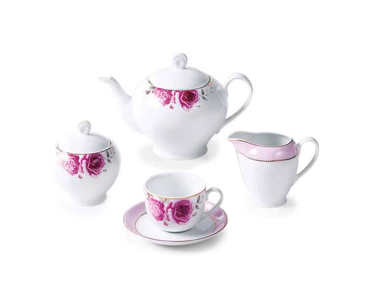 سرویس رزفلاور زرین 102پارچه یک