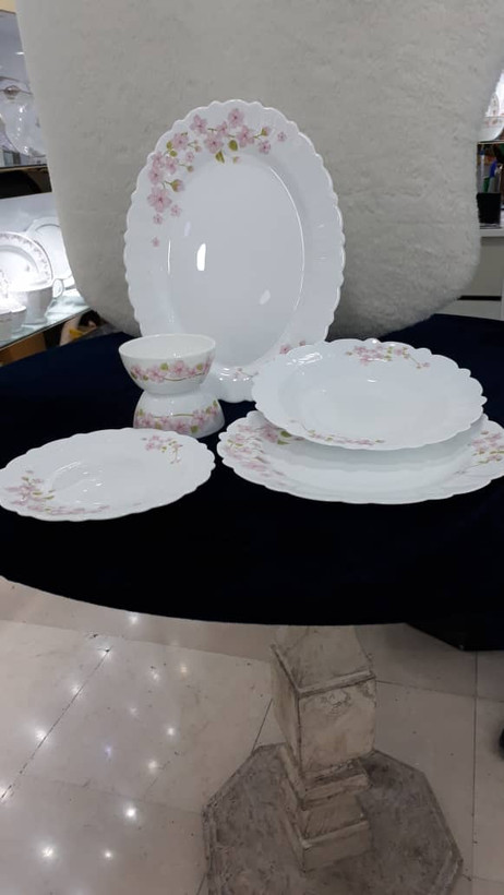 آرکوپال اما صورتی 25پارچه کنگره دار