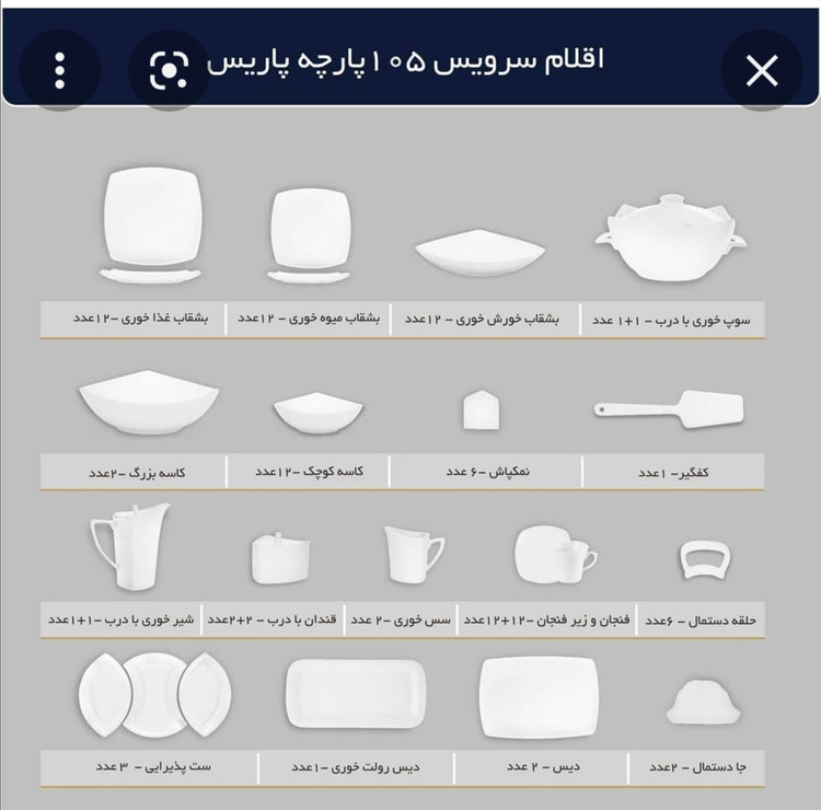 سرویس چینی پردیس طرح سیسیل طلایی کف گل 12نفره