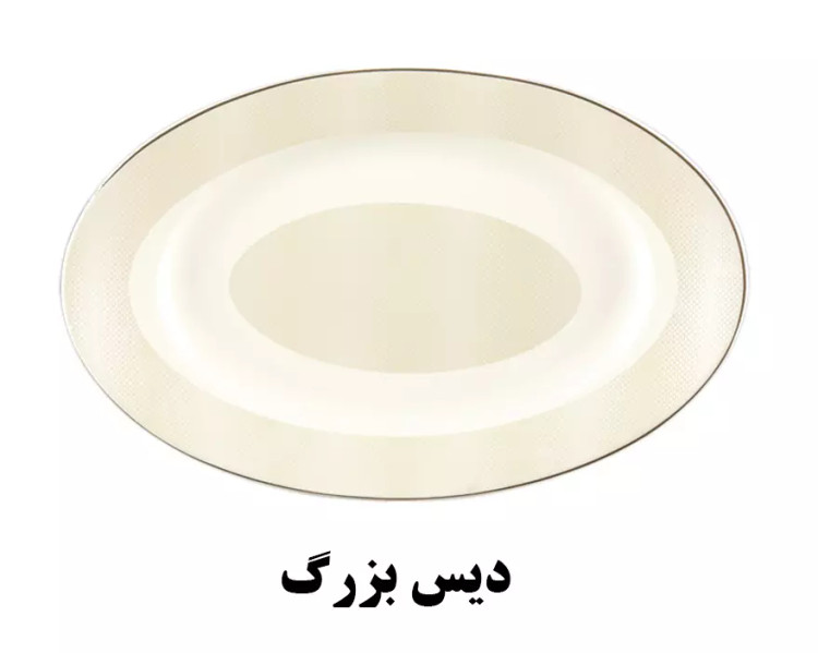 سرویس چینی پردیس نیوبن ویلیام کد 4005 استخوانی