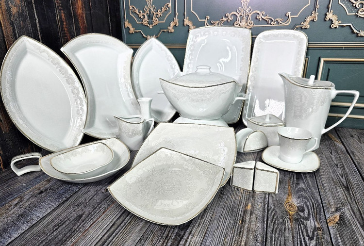 سرویس چینی پردیس طرح آتوسا۱۰۵پارچه ۱۲نفره کد 2071