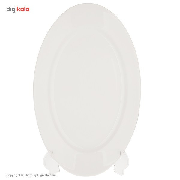 سرویس غذاخوری 102 پارچه چینی زرین ایران سری ایتالیا اف مدل White درجه یک