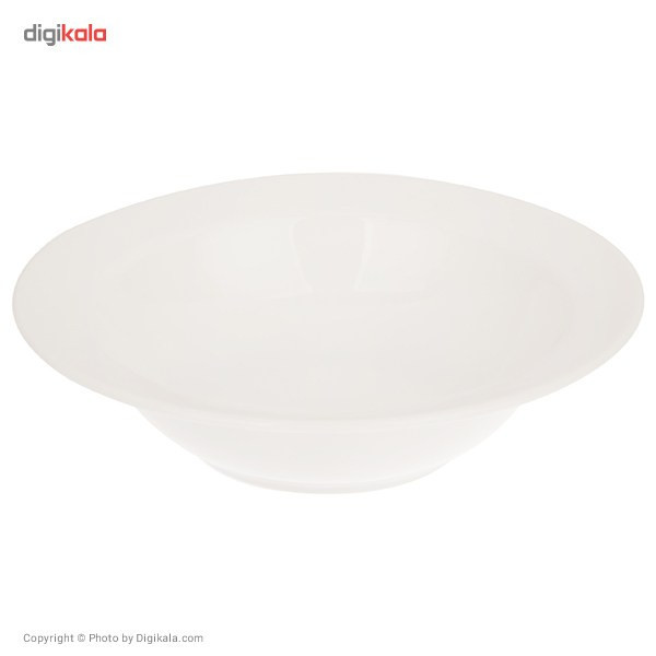 سرویس غذاخوری 102 پارچه چینی زرین ایران سری ایتالیا اف مدل White درجه عالی