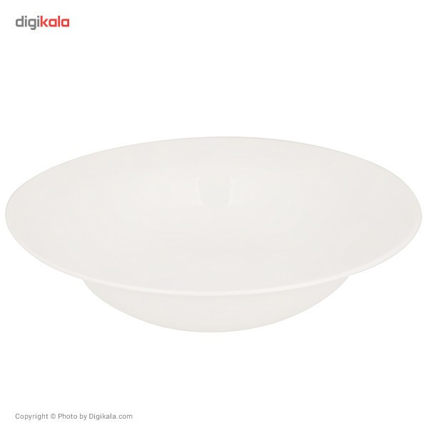 سرویس غذاخوری 102 پارچه چینی زرین ایران سری ایتالیا اف مدل White درجه عالی