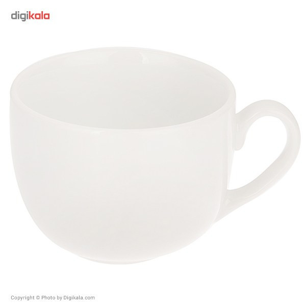 سرویس غذاخوری 102 پارچه چینی زرین ایران سری ایتالیا اف مدل White درجه عالی