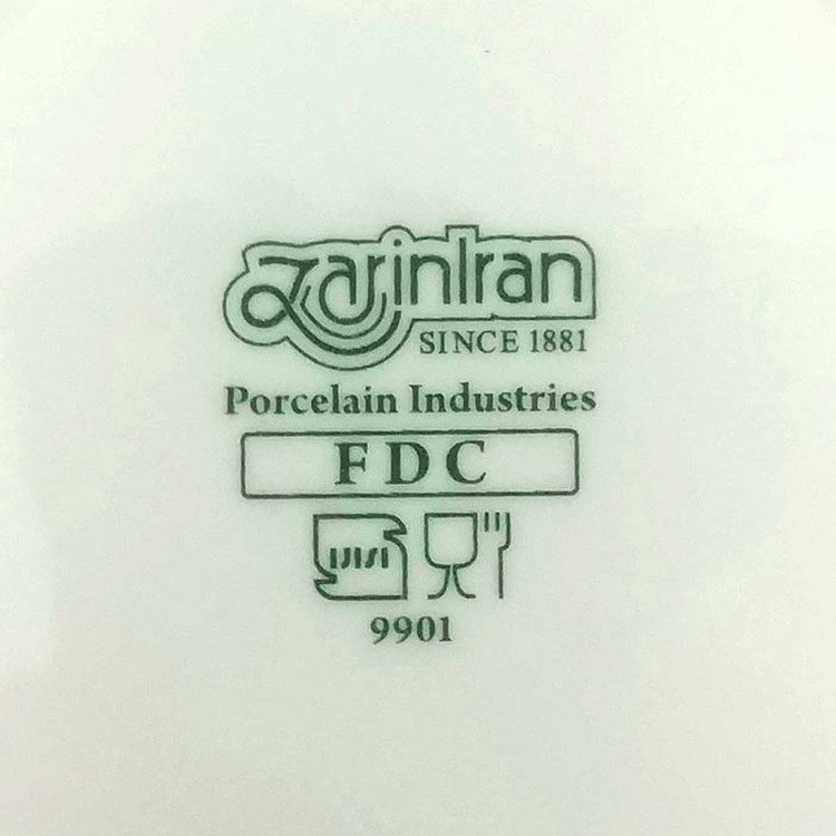 سرویس 98 پارچه غذاخوری چینی زرین ایران مدل کواترو