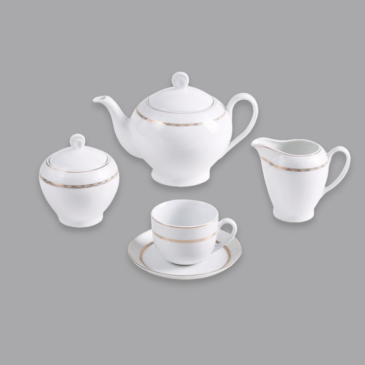 سرویس غذاخوری 102 پارچه 12 نفر چینی زرین ایران مدل Gift Top Grade