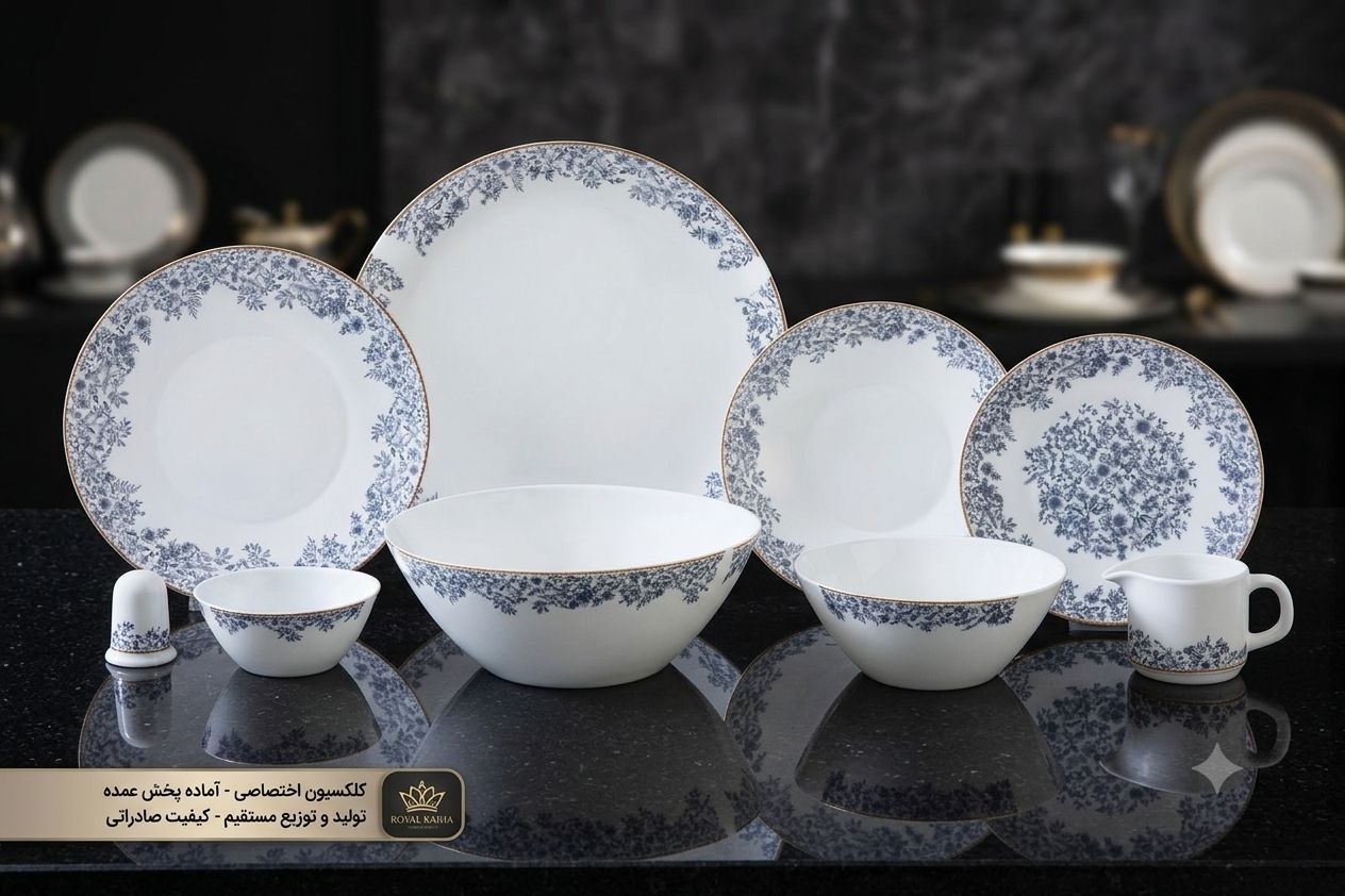 🍽 سرویس ۳۵ پارچه ۶نفره غداخوری  برند پارس اپال    درجه یک