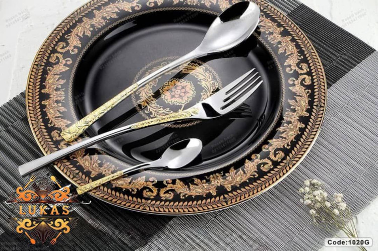 سرویس قاشق چنگال 140 پارچه لوکاس کد1020G