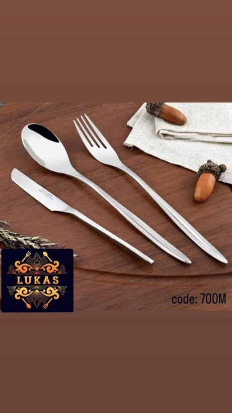 سرویس قاشق چنگال 140 پارچه لوکاس کد 700M
