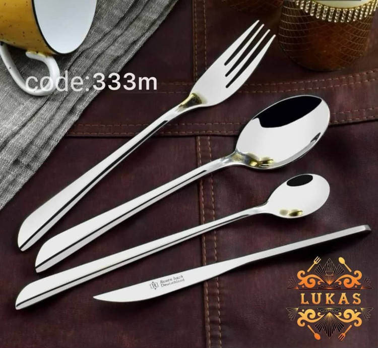 سرویس قاشق چنگال 140 پارچه لوکاس کد333M